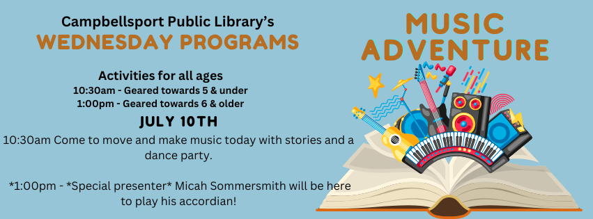 Adventure Begins At Your Library: Music Adventure Week