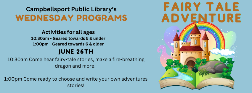 Adventure Begins at Your Library: Fairytale Week