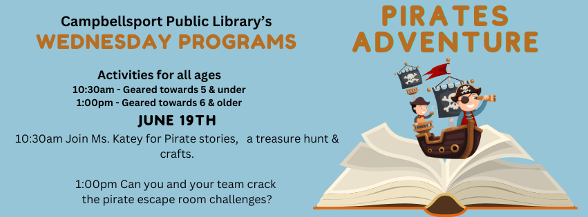 Adventure Begins at Your Library: Pirate Week