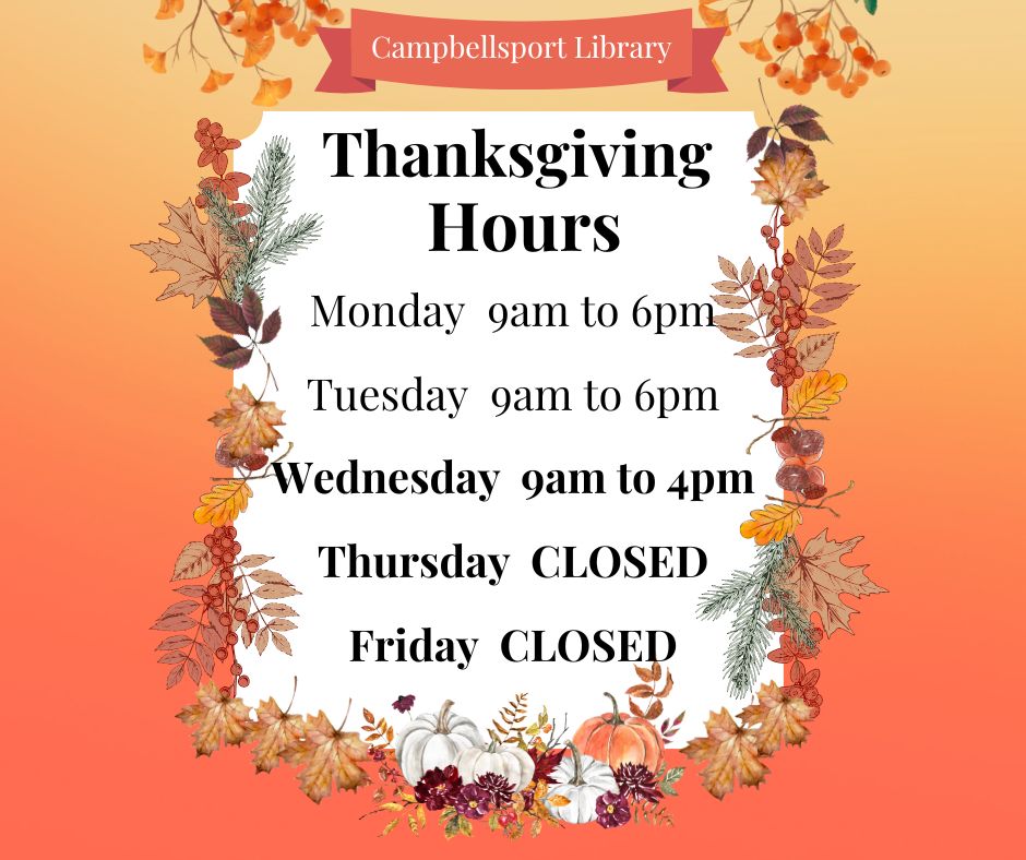 Library Closed – Thanksgiving Day