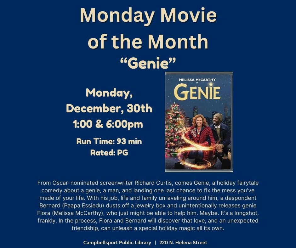 Monday Movie – Genie