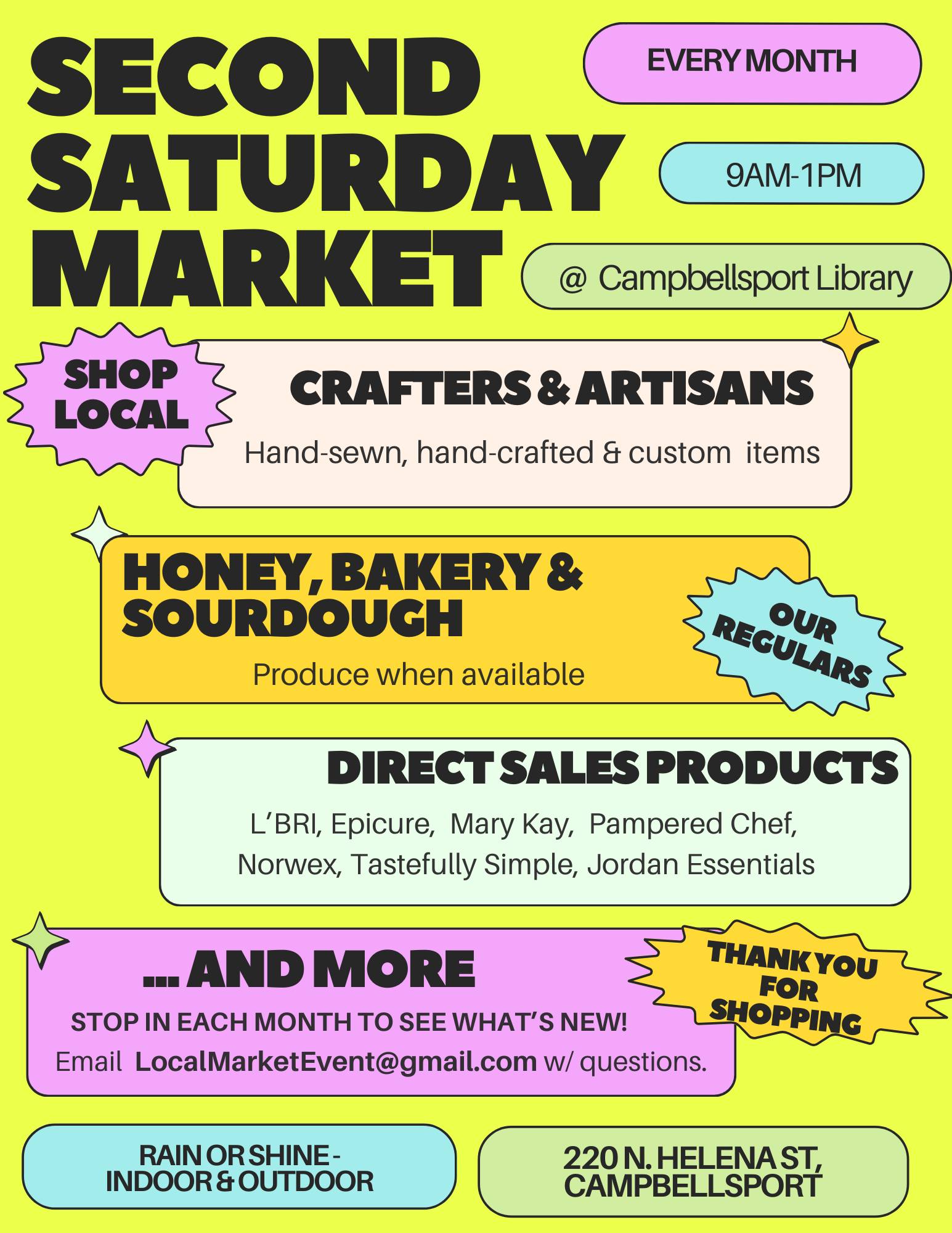 2nd Saturday Market