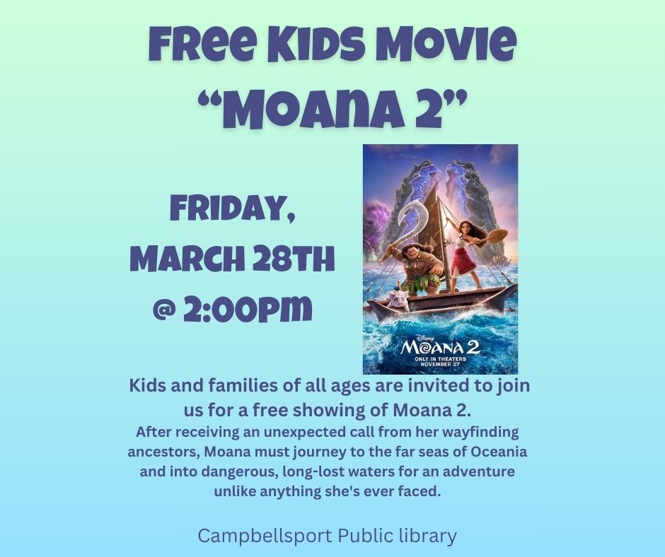 Free Showing of Moana 2