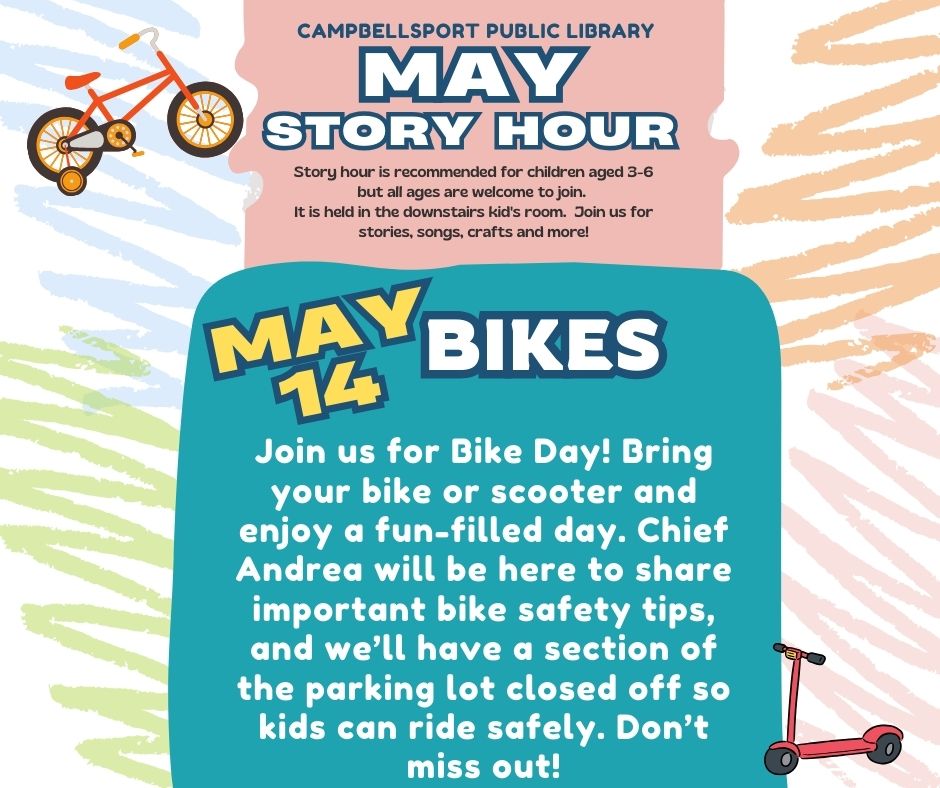 Preschool Story Hour – Bikes