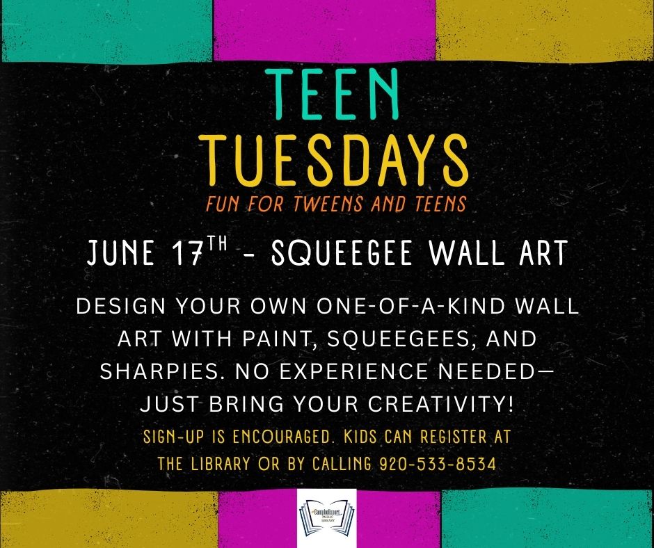 Teen Tuesday – Squeegee Wall Art