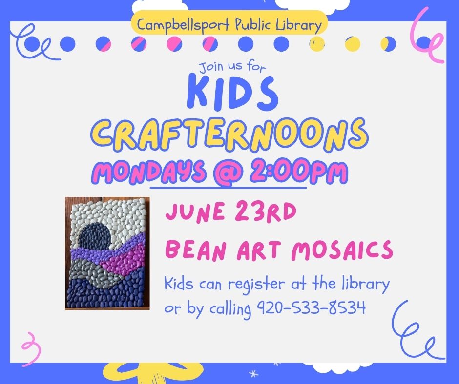 Bean Mosaics – Kids Crafternoon