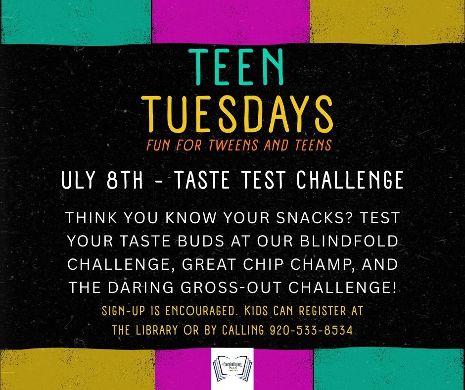 Teen Tuesday – Taste Test Challenge