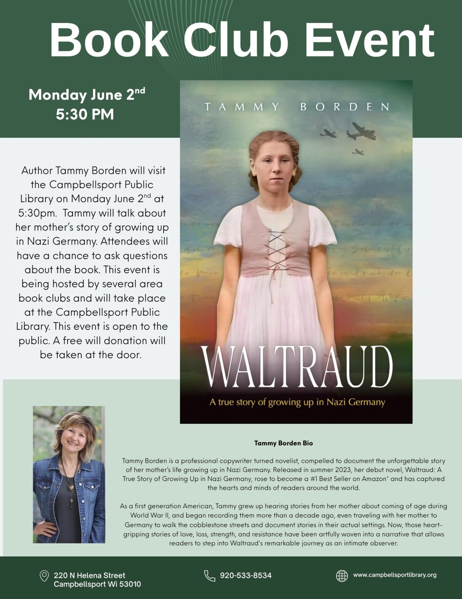 Book Club Event: Author Visit