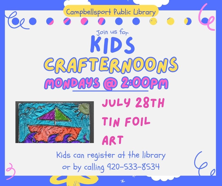 Tin Foil Art - Kids Crafternoon