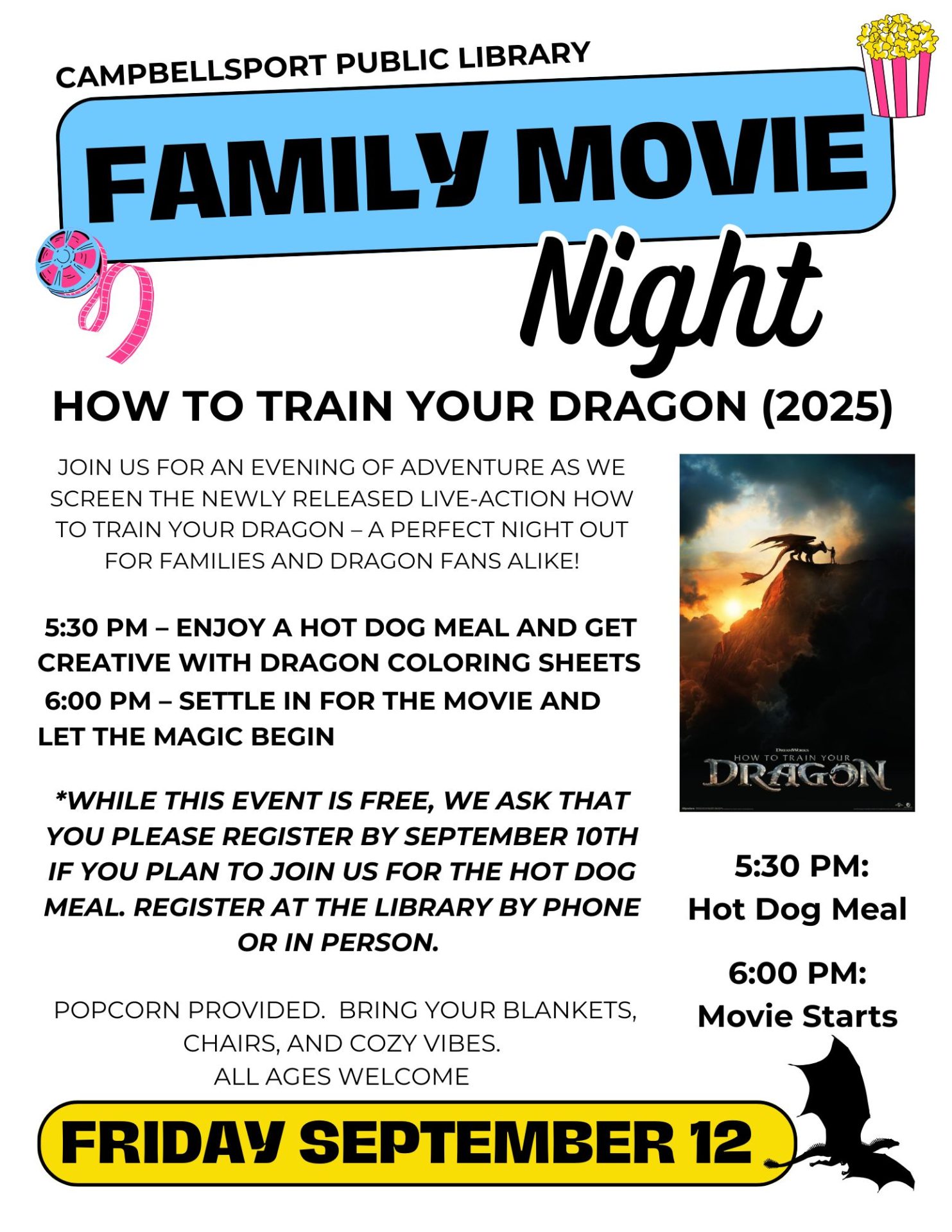 Family Movie Night: How to Train Your Dragon- Live Action