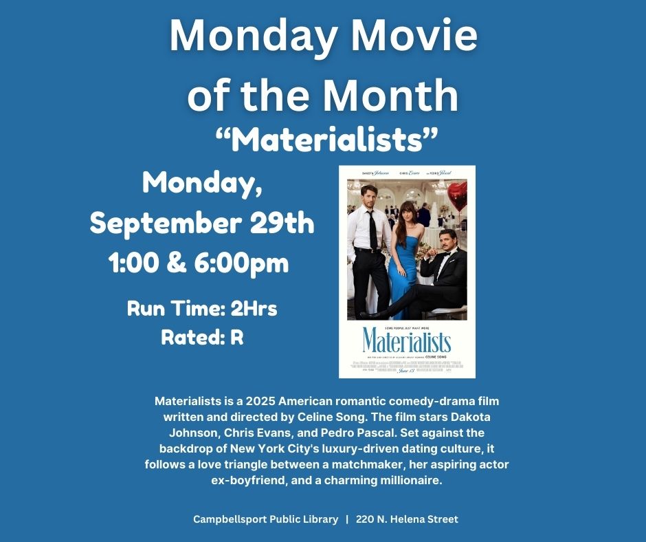 Monday Movie of the Month: Materialists