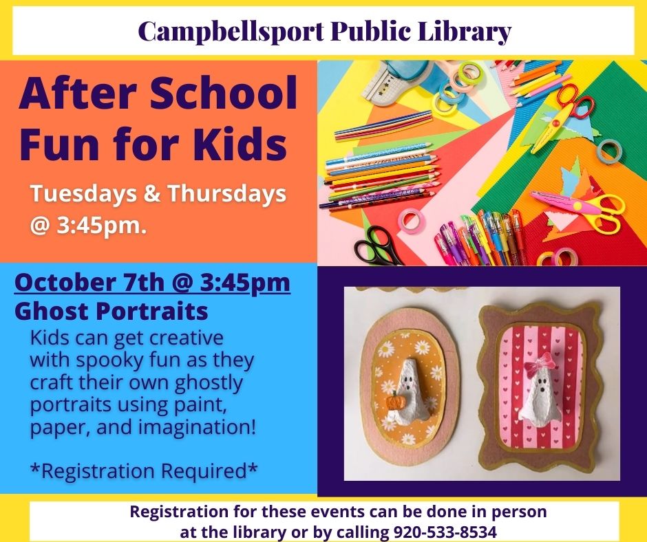 Afterschool Activities: Ghost Portraits