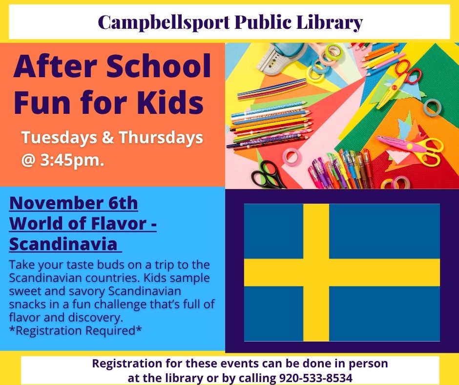 Afterschool Activities: World of Flavor