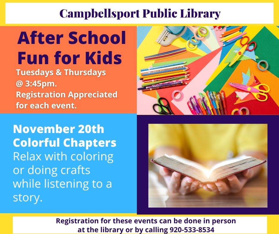 Afterschool Activities: Colorful Chapters