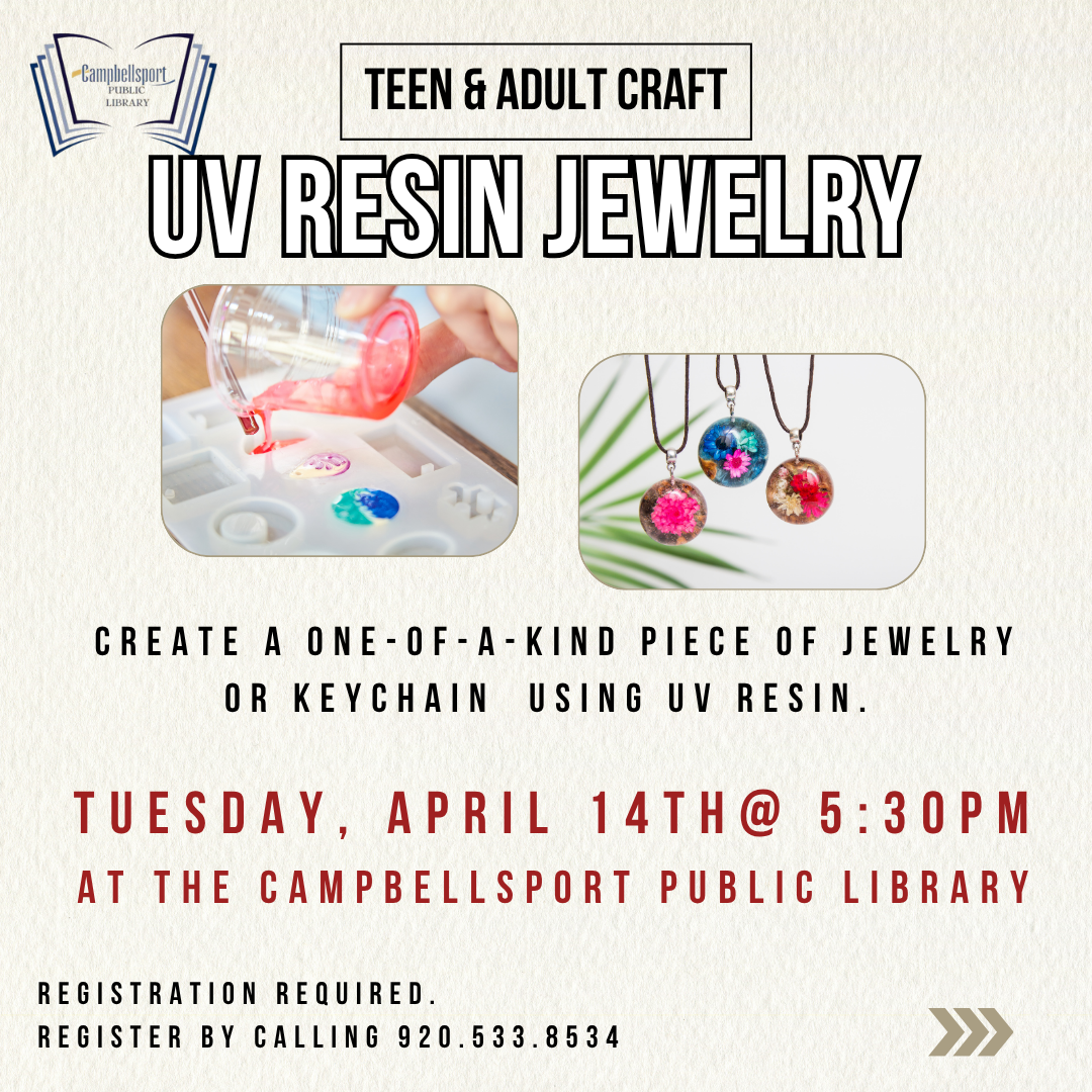 UV Resin Jewelry Class