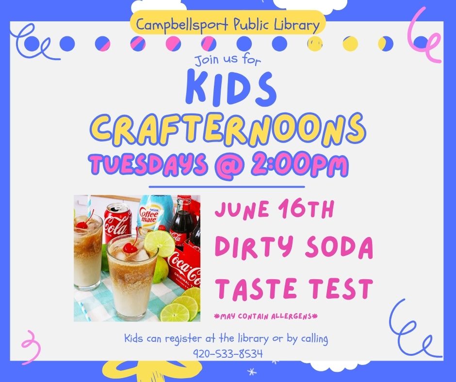 Crafternoon – Dirty Soda Taste Test