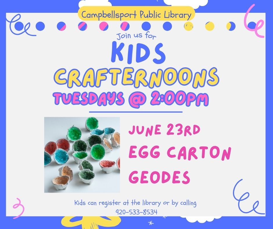 Crafternoon – Egg Carton Geodes