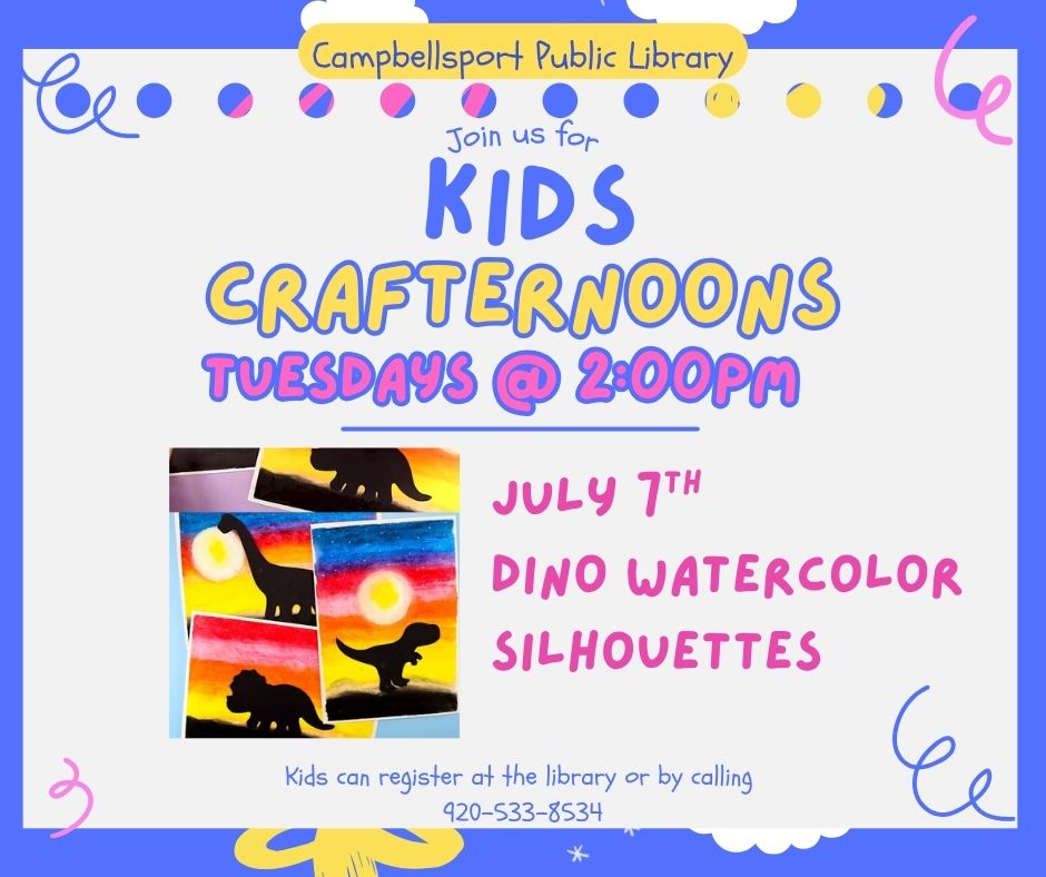 Crafternoon – Dino Watercolor Silhouettes