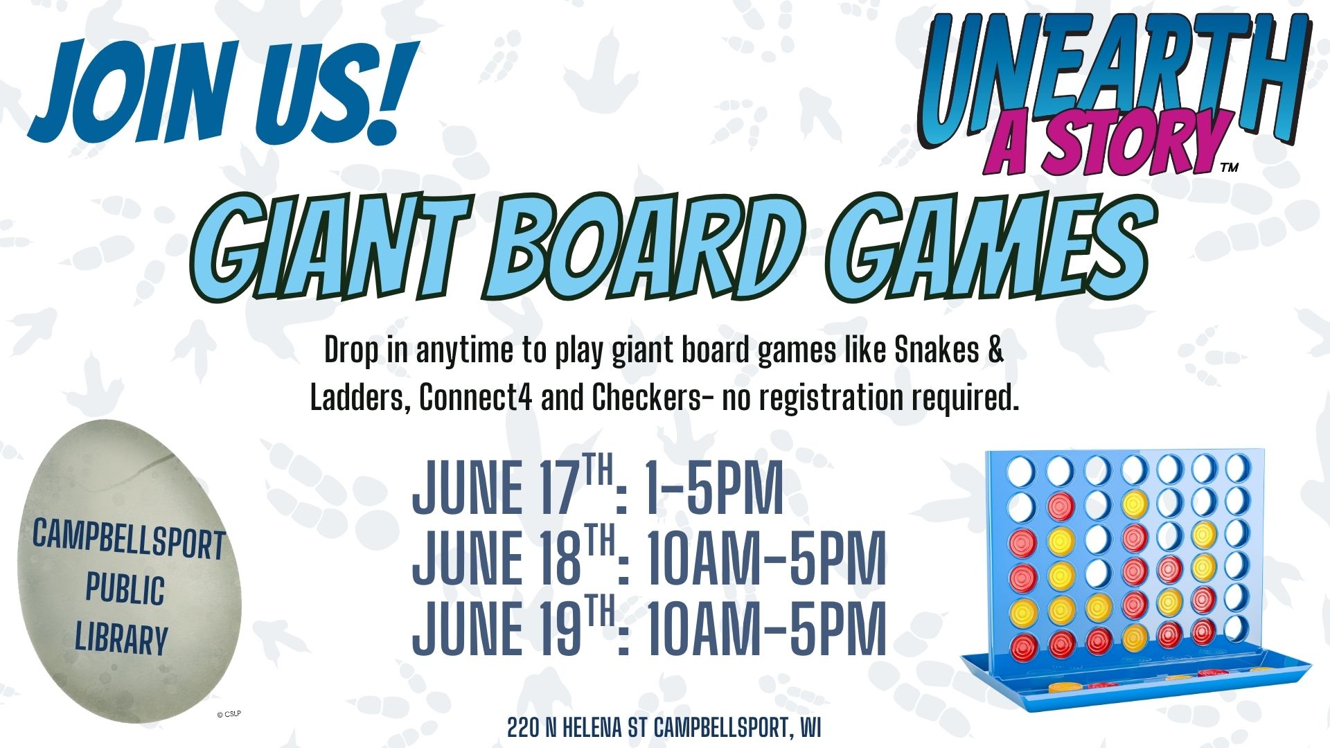 Giant Board Games Drop-In